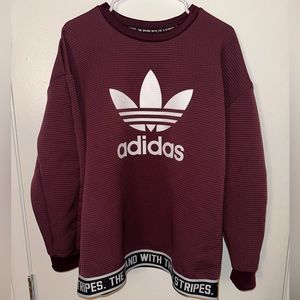 Adidas 3 stripes sweater